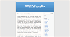 Desktop Screenshot of france.bigmek.de